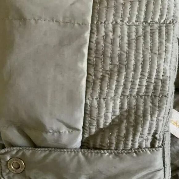 Calvin Klein Women's Olive Green Front & Side Zip Down Jacket Size Small - Picture 7 of 10